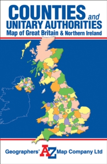 Image for Great Britain Counties and Unitary Authorities Map