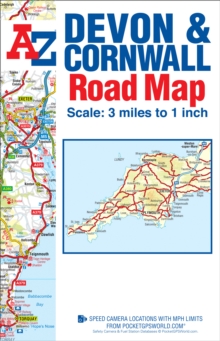 Image for Devon & Cornwall Road Map