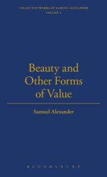Beauty And Other Forms Of Value
