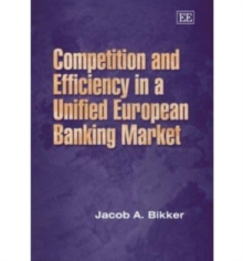 Image for Competition and efficiency in a unified European banking market