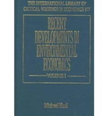 Image for Recent Developments in Environmental Economics