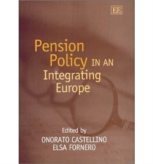 Image for Pension Policy in an Integrating Europe