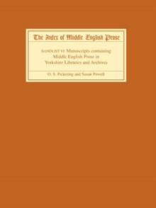 Image for The Index of Middle English Prose Handlist VI