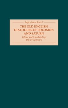 Image for The Old English dialogues of Solomon and Saturn