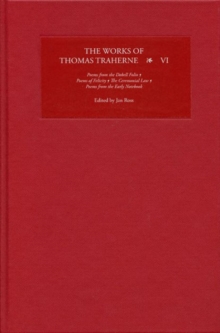 Image for The Works of Thomas Traherne VI