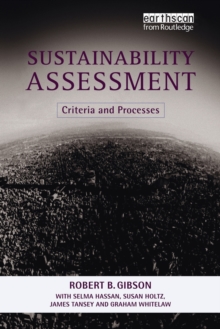 Image for Sustainability assessment  : criteria and processes