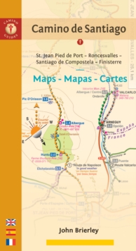 Image for Camino De Santiago Maps - Mapas - Cartes : St. Jean Pied De Port - Roncesvalles - Santiago De Compostela - Finisterre