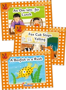 Jolly Phonics Orange Level Readers Set 6: in Precursive Letters (British English edition)