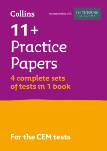 Image for 11+ Verbal Reasoning, Non-Verbal Reasoning & Maths Practice Papers (Bumper Book with 4 sets of tests)