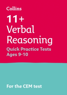 Image for 11+ verbal reasoning quick practice tests  : for the CEM testsAge 9-10