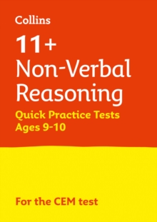 Image for 11+ non-verbal reasoning quick practice tests  : for the CEM testsAge 9-10
