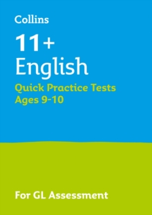 Image for 11+ English quick practice tests  : for the GL assessment testsAge 9-10