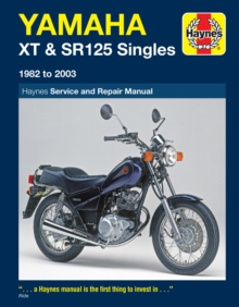 Yamaha XT & SR125 (82 – 03) Haynes Repair Manual