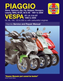 Piaggio (Vespa) Scooters (91 – 09)