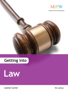 Image for Getting into law.