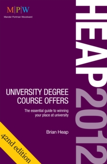 Image for Heap 2012  : university degree course offers