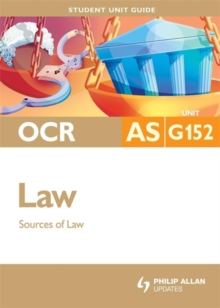 Image for OCR AS lawG152,: Sources of law
