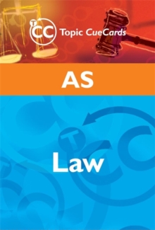 Image for AS Law Topic Cue Cards