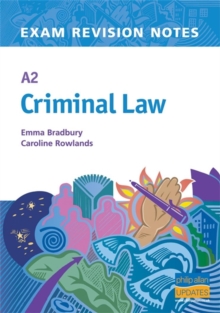 Image for A2 Criminal Law