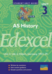 Image for Edexcel History : AS Life in Hitler's Germany, 1933-1939