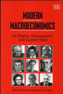 Image for Modern macroeconomics  : its origins, development and current state