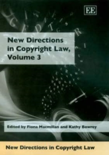 Image for New Directions in Copyright Law, Volume 3
