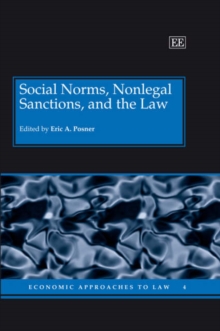 Image for Social norms, nonlegal sanctions, and the law