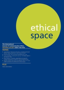 Image for Ethical Space Vol.8 Issue 3/4