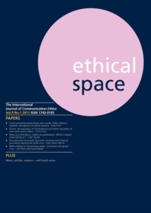Image for Ethical Space Vol.9 Issue 1