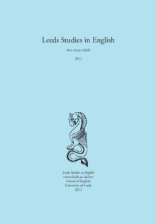 Image for Leeds Studies in English 2012