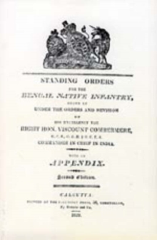 Image for Standing Orders for the Bengal Native Infantry 1829