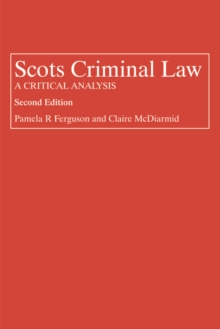 Image for Scots Criminal Law