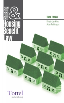 Image for Housing and Housing Benefit Law