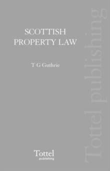 Image for Scottish Property Law