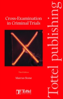 Image for Cross-examination in criminal trials