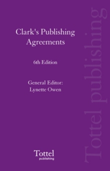 Image for Clark's publishing agreement  : a book of precedents