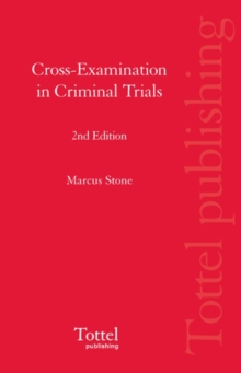 Image for Cross-examination in Criminal Trials