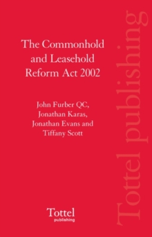 Image for The Commonhold and Leasehold Reform Act 2002
