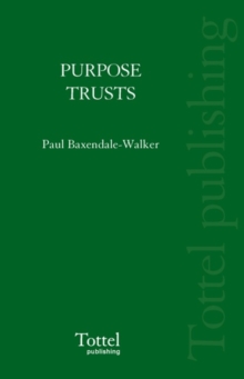 Image for Purpose trusts