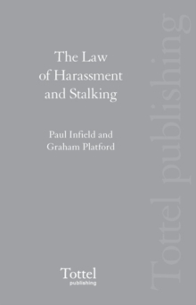 Image for The Law of Harassment and Stalking