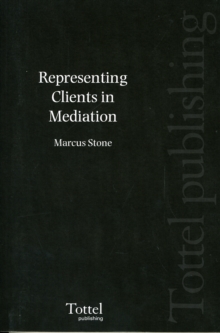 Image for Representing Clients in Mediation