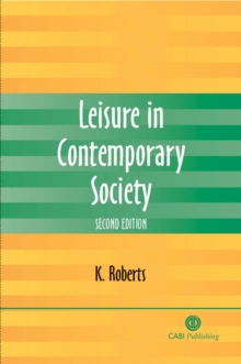 Image for Leisure in contemporary society