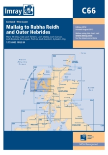 Image for Imray Chart C66 : Mallaig to Rudha Reidh and Outer Hebrides