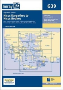 Image for Imray Chart G39 : Nisos Karpathos to Nisos Rodhos