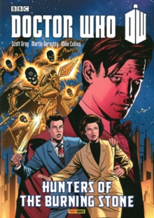 Image for Hunters of the burning stone  : collected comic strips from the pages of Doctor Who magazine