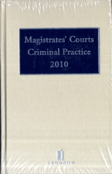 Image for Magistrates' Courts Criminal Practice