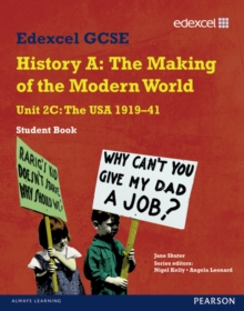 Image for Edexcel GCSE History A, The making of the modern worldUnit 2C,: The USA 1919-41