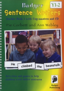 Image for Sentence Writers Teacher Book & CD: Year 1-2