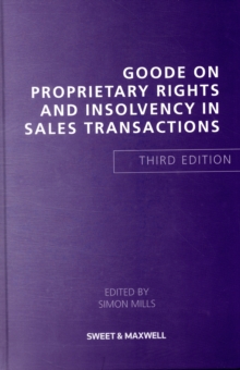 Image for Goode on Proprietary Rights and Insolvency in Sales Transactions