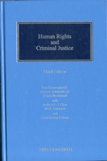 Image for Human Rights and Criminal Justice
